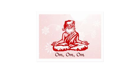 Buddhist Santa Christmas Card