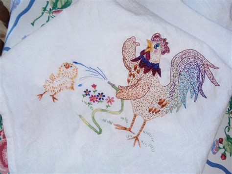 Aunt Martha S Hot Iron Transfer Patterns Come In A Lot Of Chicken