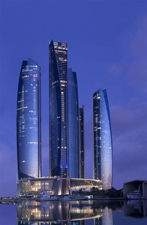Etihad Towers Abu Dhabi Skyscraper Architecture Amazing Buildings