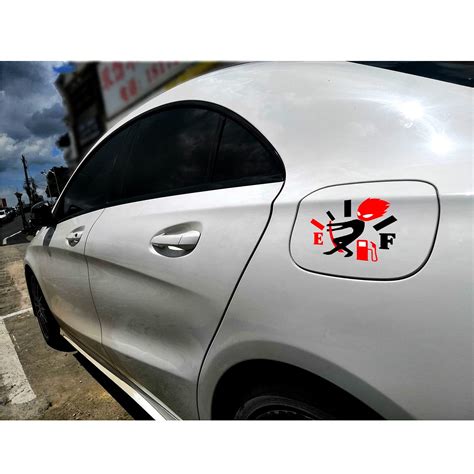 Buy Funny Car Stickers High Gas Consumption Decal Angry Boy Adjusting