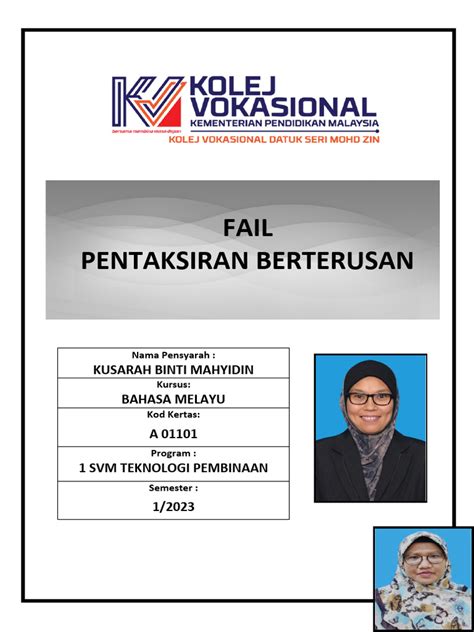 Muka Depan Fail Pb Pdf