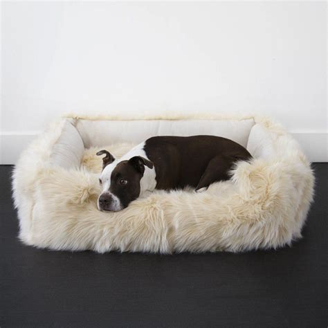 Faux Fur Shag Lounger™ Companion Pedic® Luxury Dog Bed Faux Fur Dog
