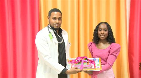 Winston Ward Receives Donation From Former Patient Gis Dominica