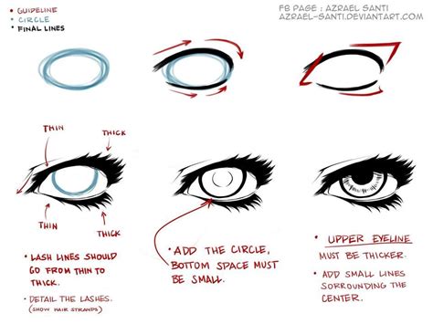 How To Draw Serious Eyes By Azrael Santi Drawings Eye Drawing Human