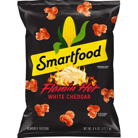 Smartfood Popcorn Flamin Hot White Cheddar 625 Ounce
