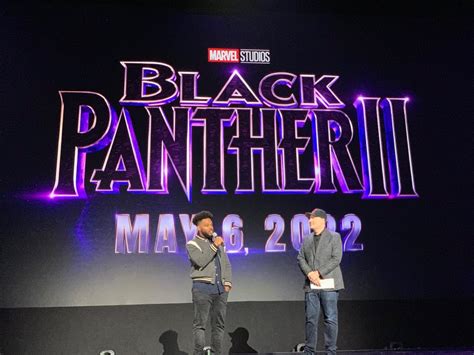 March 25, 2022 march 25, 2022. Marvel Announces 'Black Panther II' Coming in 2022