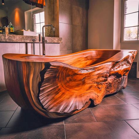 Live Edge Wooden Bathtubs Are Becoming A Thing And They Look Amazing Inspiring Designs