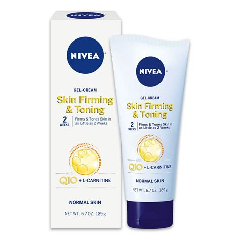 Nivea Skin Firming And Toning Body Gel Cream With Q10 67 Oz Tube