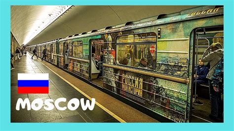Russia Lets Ride The Stunning Metro 🚇 Subway In Moscow Youtube