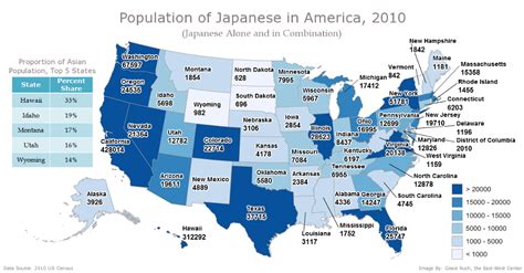Japanese American Demographic Wisconsin Michigan Japanese American