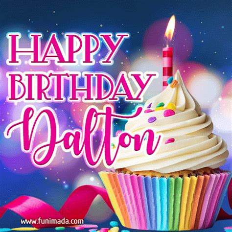 Happy Birthday Dalton Lovely Animated 
