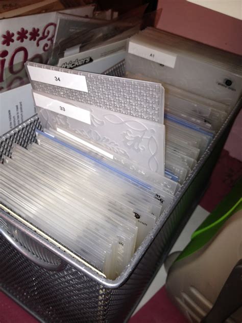 Sweet Stamp Shop Operation Organize—embossing Folders