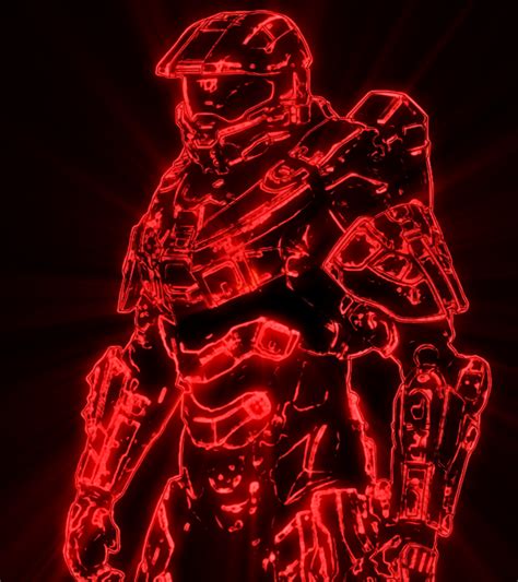 Shiny Red Master Chief By Fireyredphoenix On Deviantart
