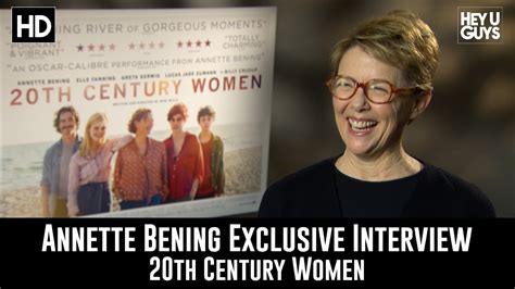 annette bening exclusive interview 20th century women youtube