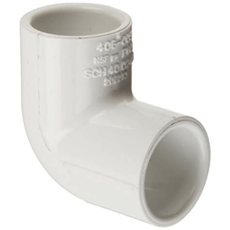 Spears 406 Series Pvc Pipe Fitting 90 Degree Elbow Schedule 40 White