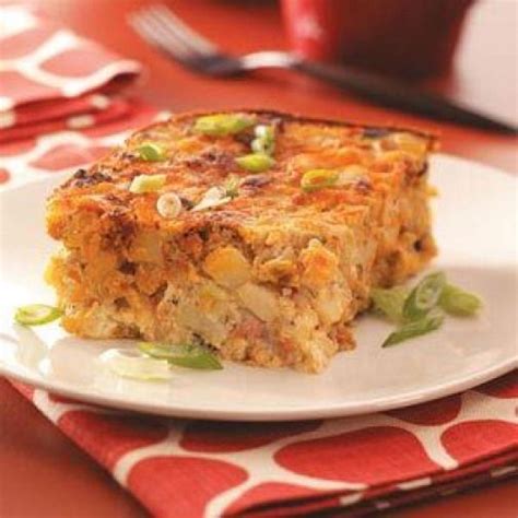 Bake uncovered for about an hour or until the eggs are firm and the casserole holds together. Breakfast Casserole with Chorizo O'Brien Potatoes and ...