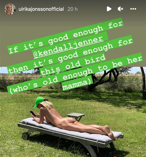 Ulrika Jonsson Gives Kendall Jenner A Run For Her Money As She