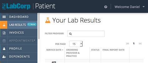 Patient Portal Lab Corp