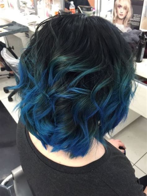 Medium And Blue Hair Hair In 2019 Pinterest Hair Blue Hair And