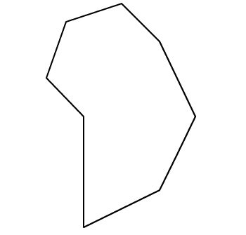 How many sides does a pentagon have? Which classification correctly describes the polygon? A ...