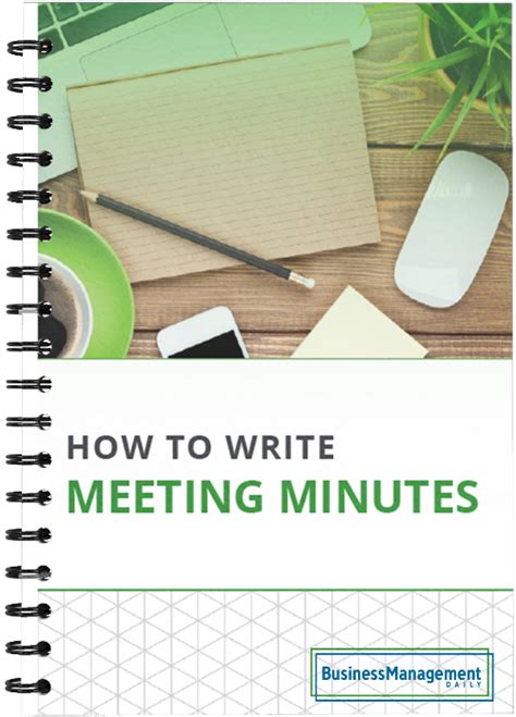 How to Write Meeting Minutes: Expert tips, meeting minutes templates and sample meeting minute ...