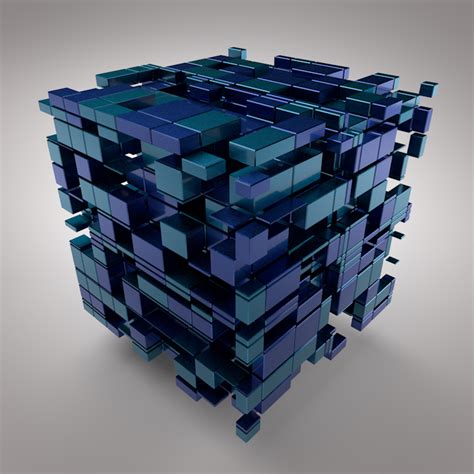 Abstract Cubes On Behance