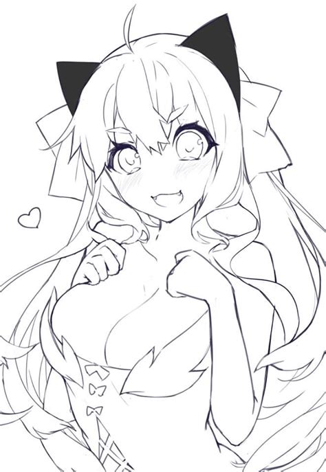 Sexy Drawings Sexy Anime Art Anime Lineart