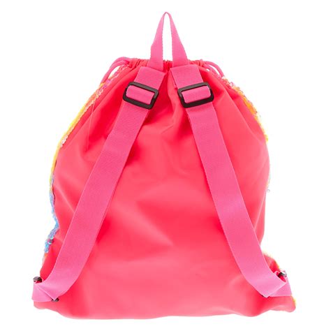 Reversible Sequin Neon Convertible Backpack Claires Us