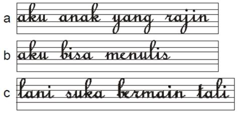 Contoh Kalimat Menggunakan Huruf Tegak Bersambung | Porn Sex Picture