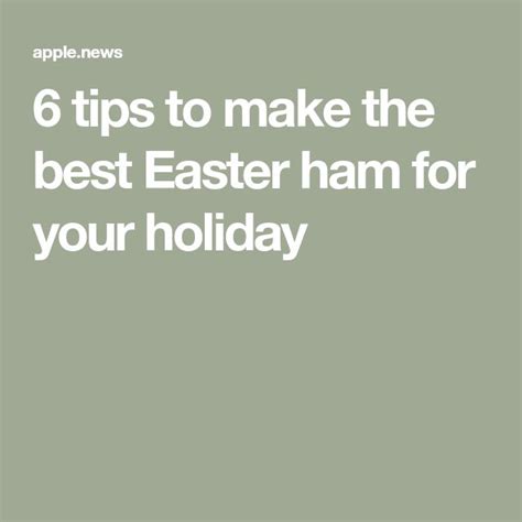 6 tips to make the best easter ham for your holiday — usa today easter ham ham easter