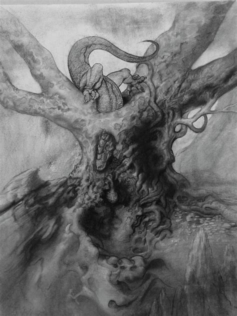 Tree Of Eternal Life Drawing By Wayne Evans Fine Art America