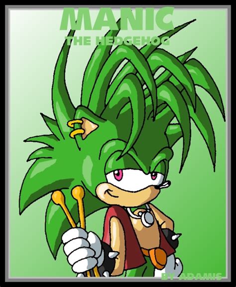 Hedgehog Manic Sonic Forever Fan Art 16387198 Fanpop