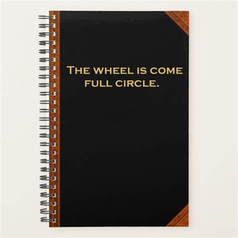 Planner Shakespeare Quote Wheel Come Full Circle Zazzle Ben
