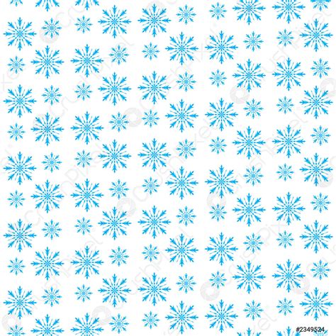 Snowflake Seamless Pattern Background Snow Winter Christmas Texture