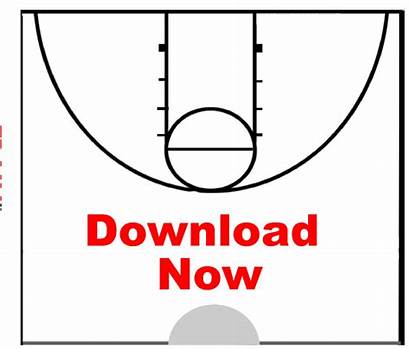 Basketball Court Diagram Printable Blank Coach Half