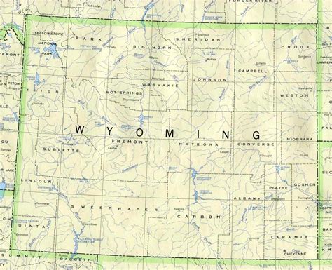 Wyoming Base Map