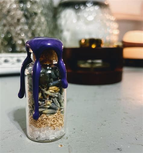 Spell Jar Keychain Spell Bottle Miniature Handmade Goods Etsy