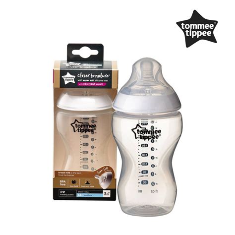 Tommee Tippee Closer To Nature Pp W Super Soft Teat Bottle 340ml
