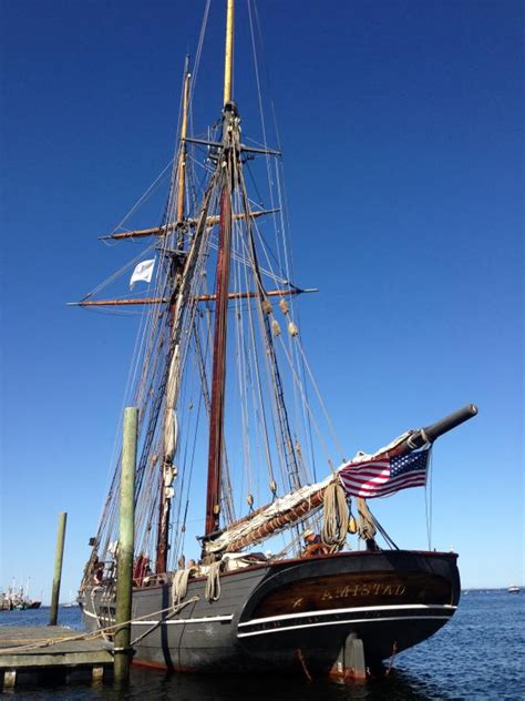 Baltimore Clipper ‘amistad Sails Into Rockland Harbor Public Welcome