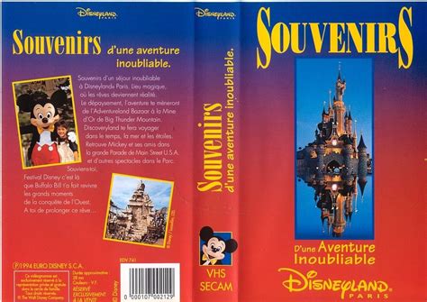 Disneyland Paris France Souvenirs Dune Aventure Inoubliable