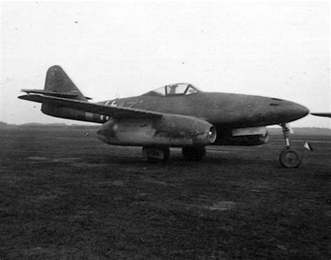 Captured German Fighter Jet Me 262 Yellow 17 Of Ijg 7 World War Photos