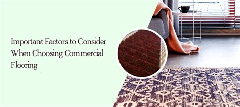 Important Factors To Consider For Commercial Flooring Option