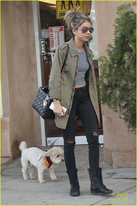 Sarah Hyland Autumn Fashion Combat Boot Outfits Fall Winter Outfits