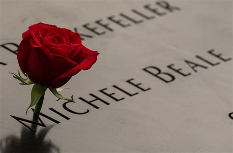Ground Zero Memorial A Stunning Rose Remembering Michele B Flickr