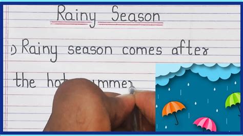 10 Lines Essay On Rainy Season In English Rainy Season Essay In