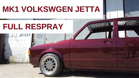 Mk1 Volkswagen Jetta Restoration Full Paint Process Youtube