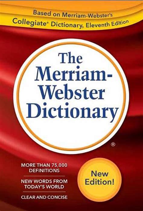 Merriam Webster Dictionary By Merriam Webster Free Shipping