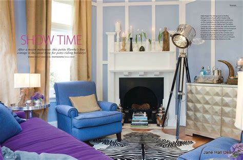 Cornflower Blue Chairs And Lilac Purple Upholstery In A Traditional