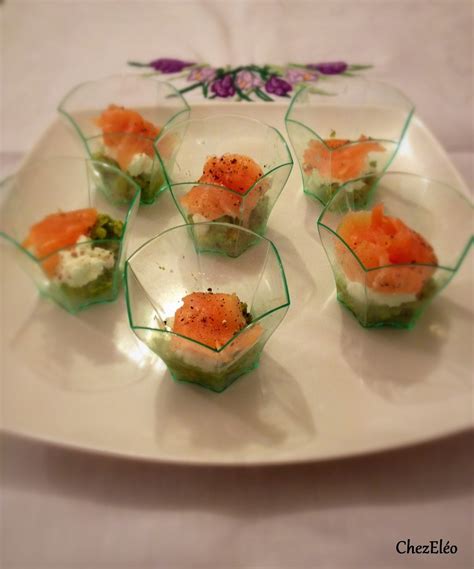 Chez Eléo Verrines au saumon avocat et fromage frais