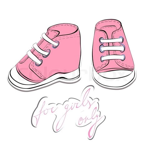 Illustration Of A Pair Pink Shoes Stock Vector Colourbox